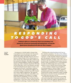 Lay missioner nurse shares her story