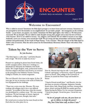 Gabe Hurrish featured in USCMA’s Encounter newsletter