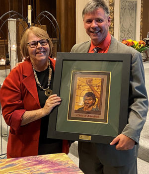 Marty Roers receives 2021 Bishop McCarthy Award