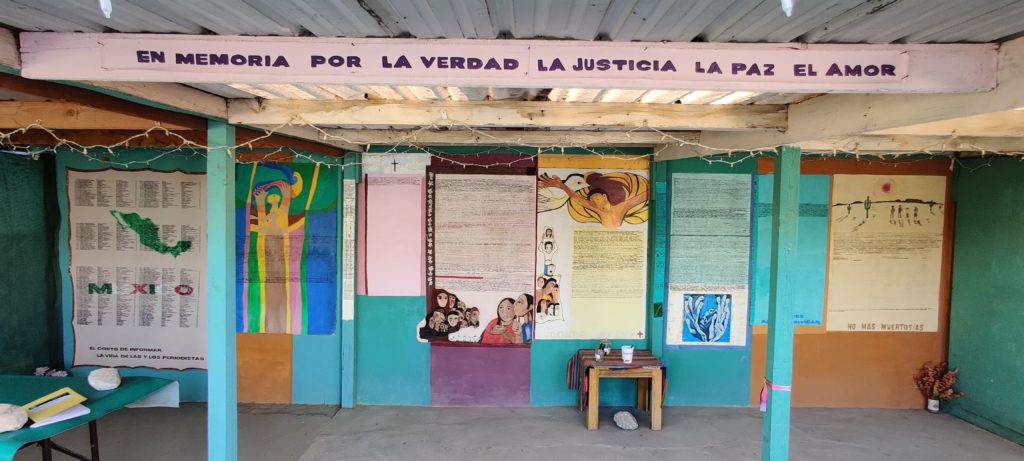 murals memorializing individuals who have disappeared or been murdered
