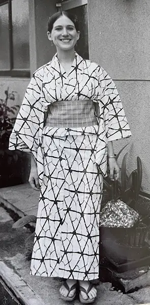 Heidkamp in Kimono