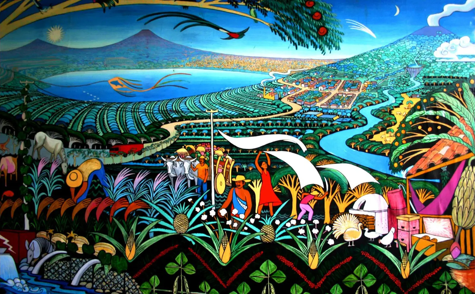 Lake Nicaragua mural