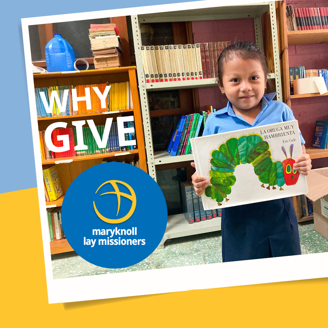 Participating families of a recent event pose for a group photo outside of Maryknoll during the Autumn.